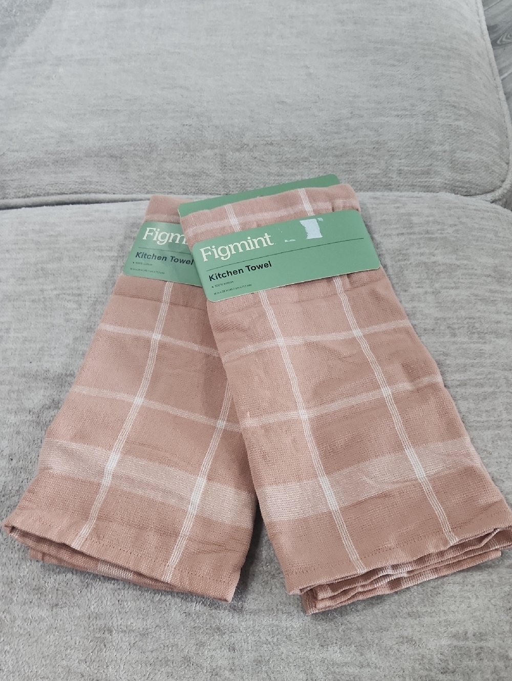 NWT 2 Figmint Kitchen Towels 100% Cotton